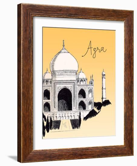 Visit India-The Saturday Evening Post-Framed Giclee Print