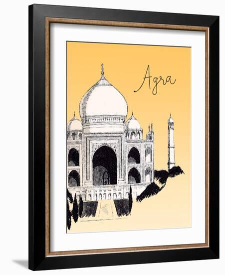 Visit India-The Saturday Evening Post-Framed Giclee Print