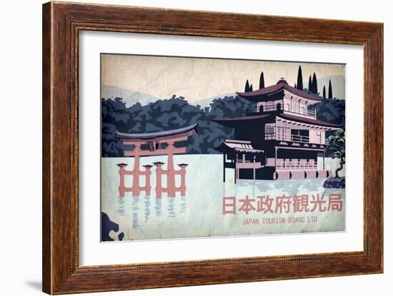 Visit Japan-null-Framed Giclee Print