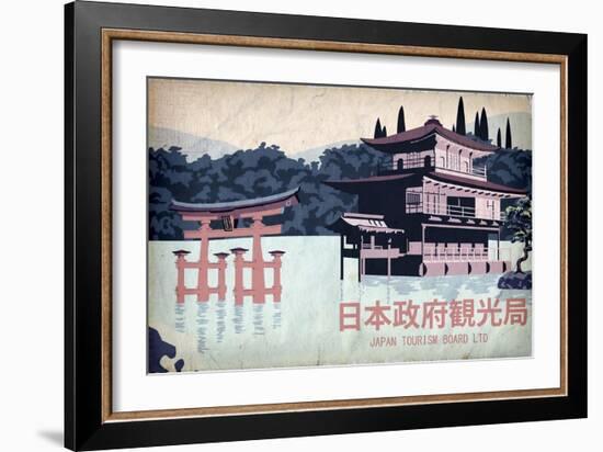 Visit Japan-null-Framed Giclee Print