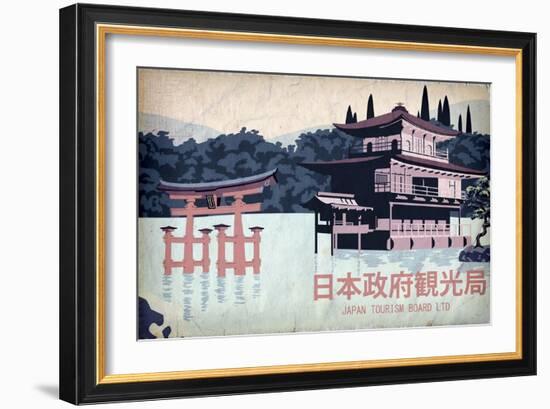 Visit Japan-null-Framed Giclee Print