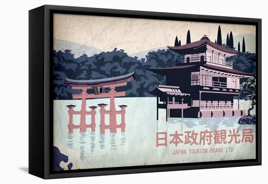 Visit Japan-null-Framed Premier Image Canvas