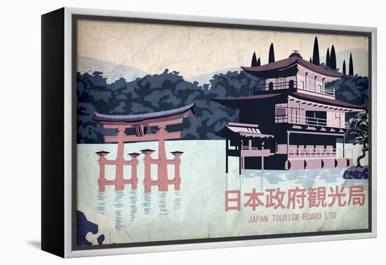 Visit Japan-null-Framed Premier Image Canvas