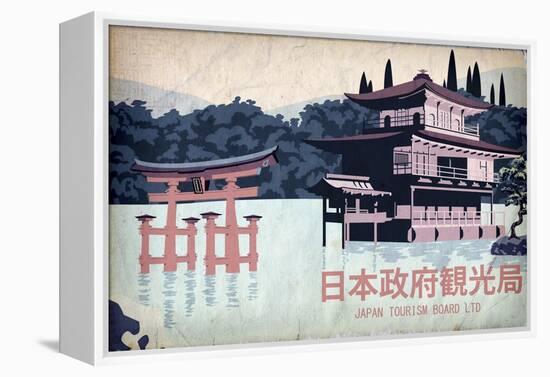 Visit Japan-null-Framed Premier Image Canvas