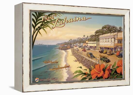 Visit Lahaina-Kerne Erickson-Framed Stretched Canvas