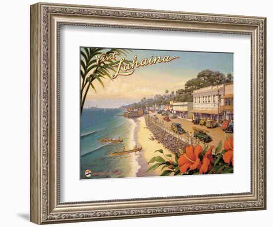 Visit Lahaina-Kerne Erickson-Framed Premium Giclee Print