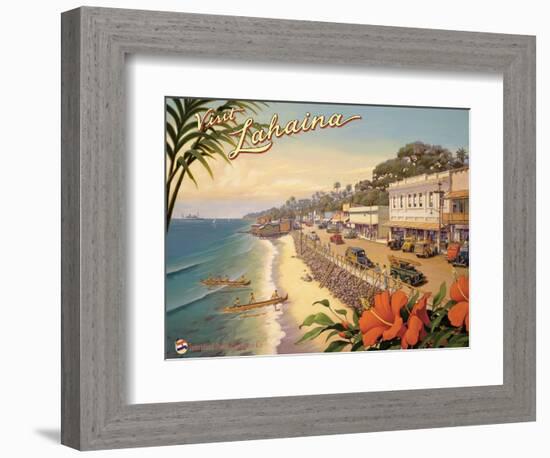 Visit Lahaina-Kerne Erickson-Framed Premium Giclee Print