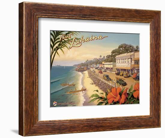 Visit Lahaina-Kerne Erickson-Framed Premium Giclee Print