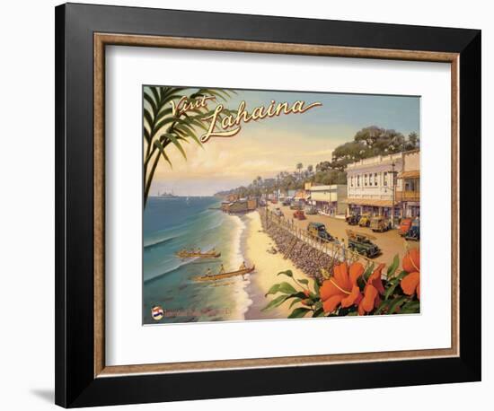 Visit Lahaina-Kerne Erickson-Framed Premium Giclee Print