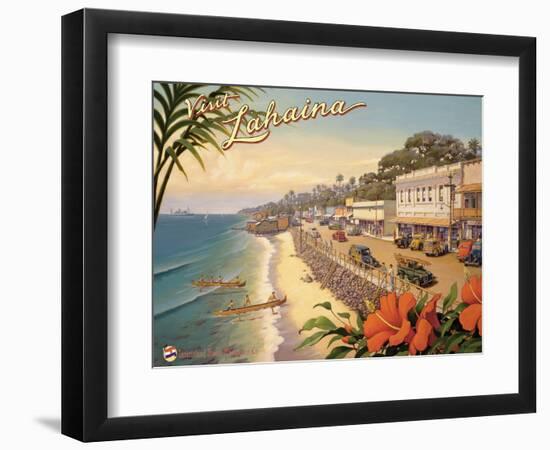 Visit Lahaina-Kerne Erickson-Framed Premium Giclee Print