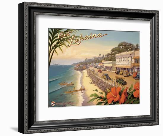 Visit Lahaina-Kerne Erickson-Framed Premium Giclee Print