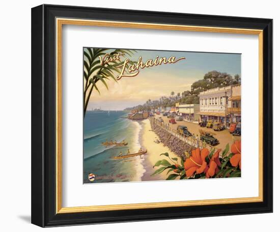 Visit Lahaina-Kerne Erickson-Framed Premium Giclee Print