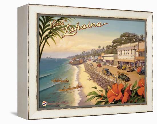 Visit Lahaina-Kerne Erickson-Framed Stretched Canvas