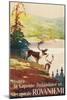 Visit Lapland and Rovaniemi, Finland, Poster in French-null-Mounted Giclee Print