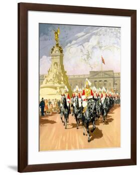 Visit London, British Rail-Gordon Nicoll-Framed Giclee Print