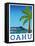 Visit Oahu-The Saturday Evening Post-Framed Premier Image Canvas