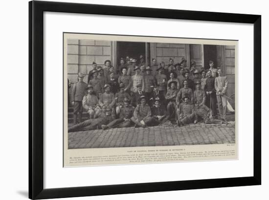 Visit of Colonial Troops to Windsor on 3 September-null-Framed Giclee Print