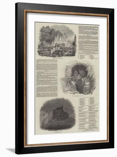 Visit of Her Majesty and Prince Albert to Arundel Castle-null-Framed Giclee Print