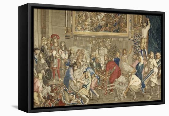 Visit of Louis Xiv at the Gobelins, October 15, 1667-Brun Charles Le-Framed Premier Image Canvas