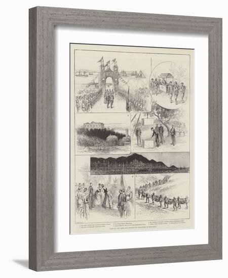 Visit of the Duke and Duchess of Connaught to Hong-Kong-null-Framed Giclee Print