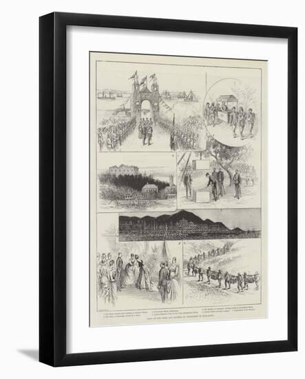 Visit of the Duke and Duchess of Connaught to Hong-Kong-null-Framed Giclee Print