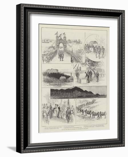 Visit of the Duke and Duchess of Connaught to Hong-Kong-null-Framed Giclee Print