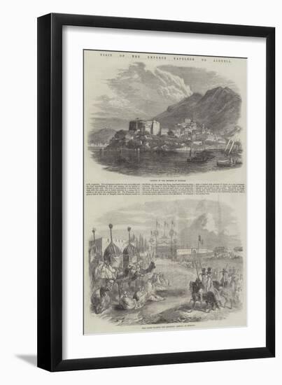 Visit of the Emperor Napoleon to Algeria-null-Framed Giclee Print