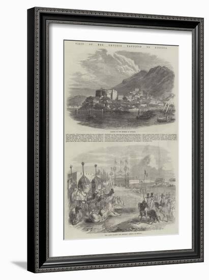 Visit of the Emperor Napoleon to Algeria-null-Framed Giclee Print