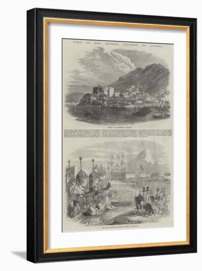 Visit of the Emperor Napoleon to Algeria-null-Framed Giclee Print