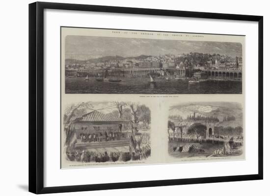 Visit of the Emperor of the French to Algeria-null-Framed Giclee Print