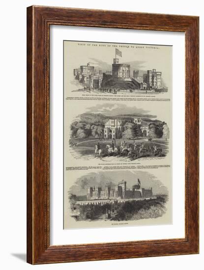 Visit of the King of the French to Queen Victoria-null-Framed Giclee Print