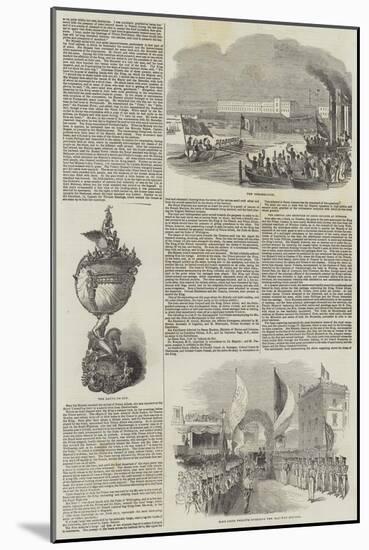 Visit of the King of the French to Queen Victoria-null-Mounted Giclee Print