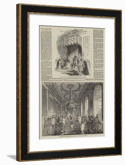 Visit of the King of the French to Queen Victoria-null-Framed Giclee Print