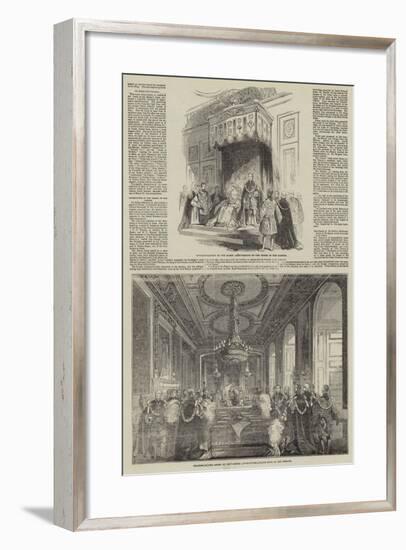 Visit of the King of the French to Queen Victoria-null-Framed Giclee Print