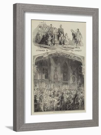 Visit of the King of the French to Queen Victoria-null-Framed Giclee Print