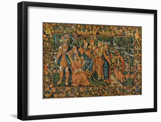 'Visit of the Magi to Herod: Elizabethan Petit-Point Panel', c16th century-Unknown-Framed Giclee Print