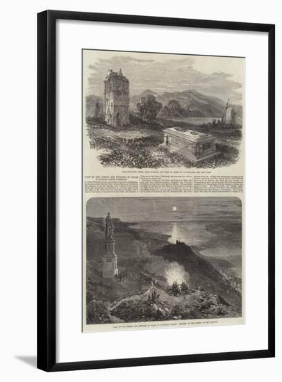 Visit of the Prince and Princess of Wales to Dunrobin Castle, Sutherland-null-Framed Giclee Print