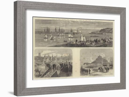 Visit of the Prince and Princess of Wales to the West of England-null-Framed Giclee Print