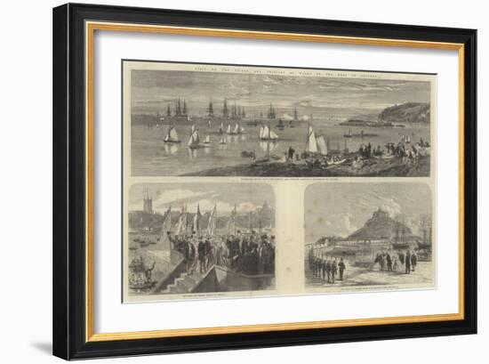 Visit of the Prince and Princess of Wales to the West of England-null-Framed Giclee Print