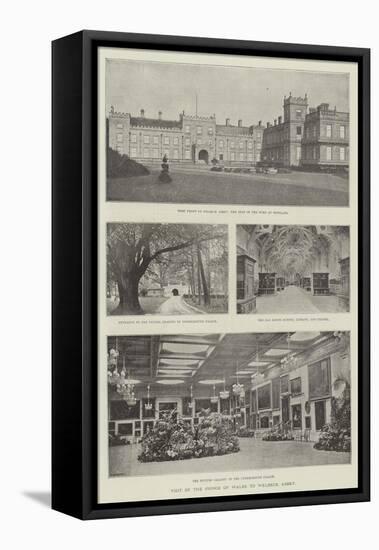 Visit of the Prince of Wales to Welbeck Abbey-null-Framed Premier Image Canvas