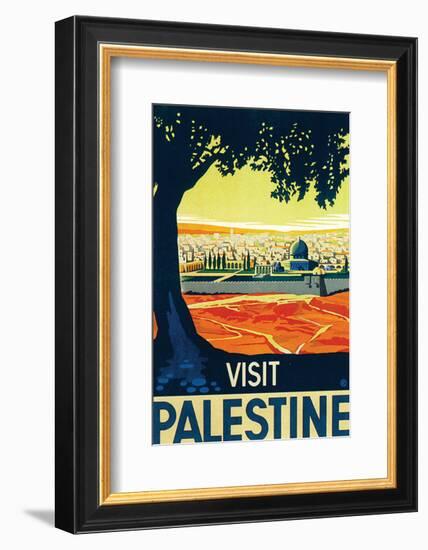 Visit Palestine-Franz Kraus-Framed Premium Giclee Print