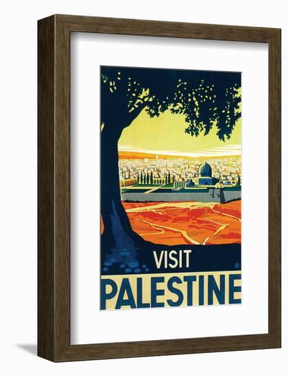 Visit Palestine-Franz Kraus-Framed Premium Giclee Print