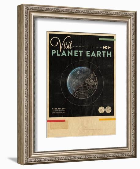 Visit Planet Earth-Hannes Beer-Framed Premium Giclee Print