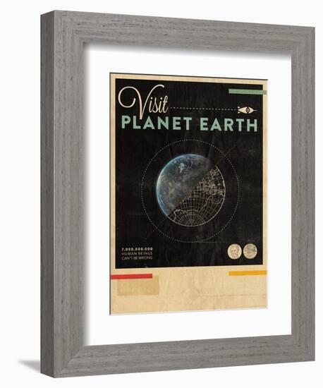 Visit Planet Earth-Hannes Beer-Framed Premium Giclee Print