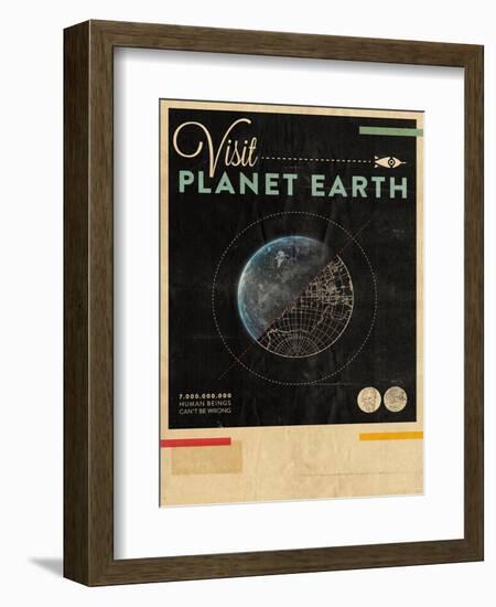 Visit Planet Earth-Hannes Beer-Framed Premium Giclee Print