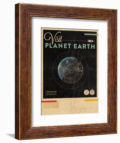 Visit Planet Earth-Hannes Beer-Framed Premium Giclee Print