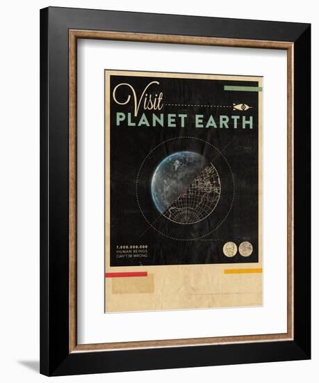 Visit Planet Earth-Hannes Beer-Framed Premium Giclee Print