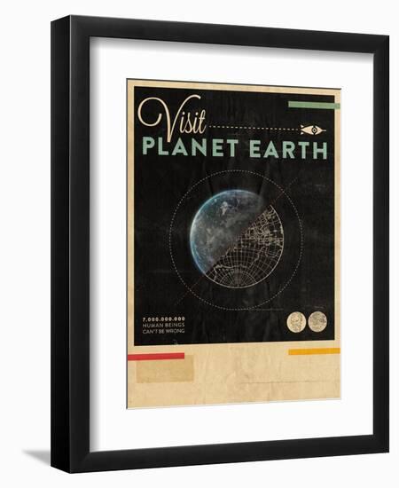 Visit Planet Earth-Hannes Beer-Framed Premium Giclee Print