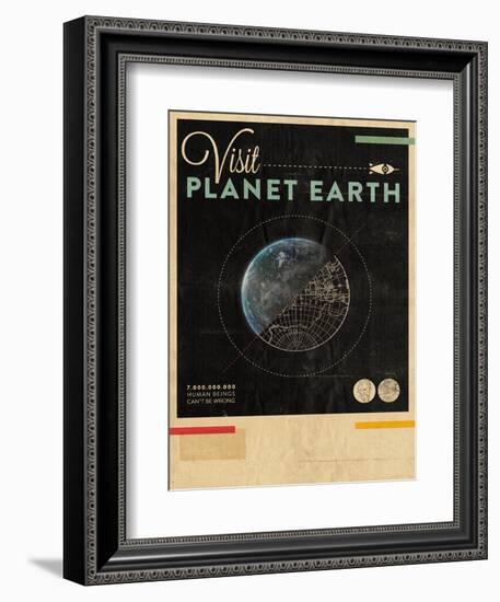 Visit Planet Earth-Hannes Beer-Framed Art Print