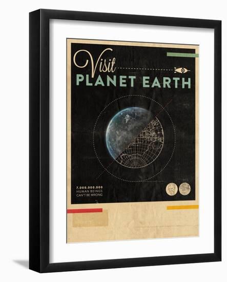 Visit Planet Earth-Hannes Beer-Framed Art Print